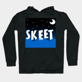 Skeet Language in Air over Moon Hoodie